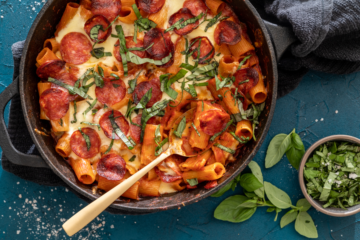 One Pot Pizza Pasta Recipe